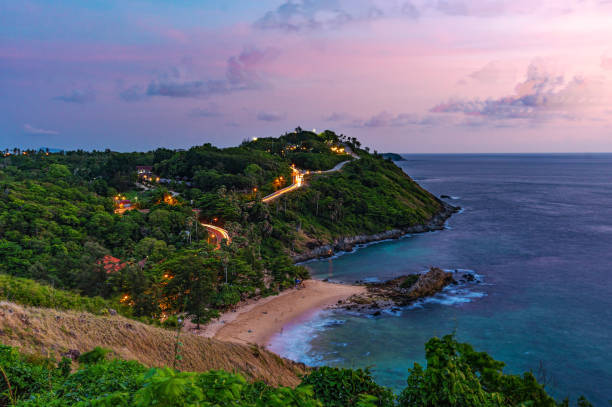 istock Arial view seascape landscape nature and island with night sky 1199201610