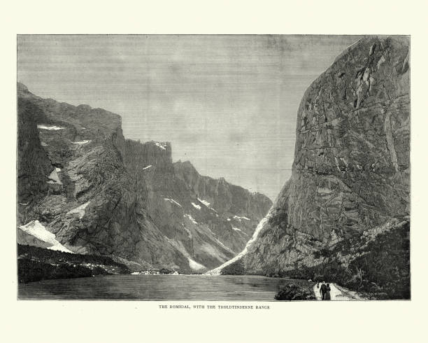 istock The Romsdal with the Troldtinderne range, Norway, 19th Century 1199201904