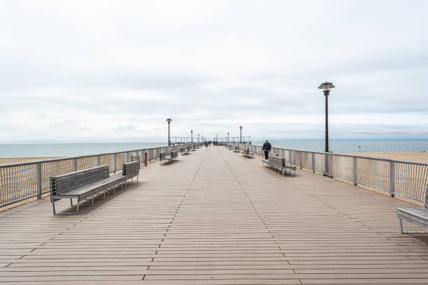 istock Boardwalk at Brighton Beach, New York, USA 1199205290