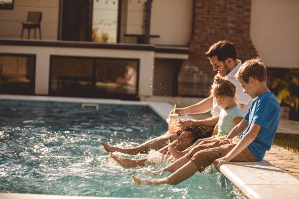 istock Perfect holiday villa for family time 1199207376