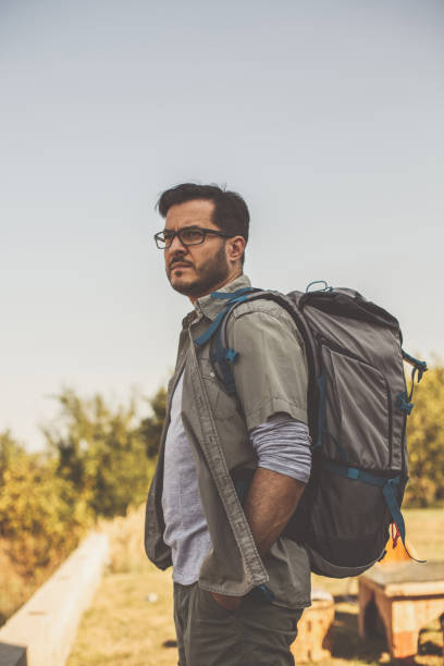 istock Backpacking journey as an contemplative journey 1199208737