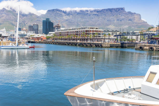 istock V&A Waterfront with boat in foreground and Table Mountain in background 1199211805