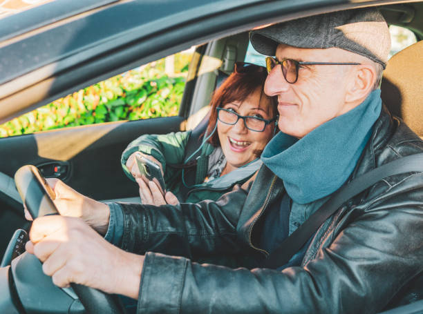 istock Retired couple enjoying traveling 1199212939