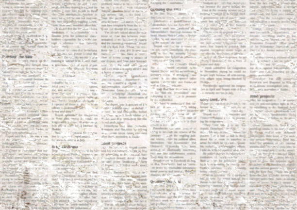 istock Old vintage grunge newspaper paper texture background. 1199213434