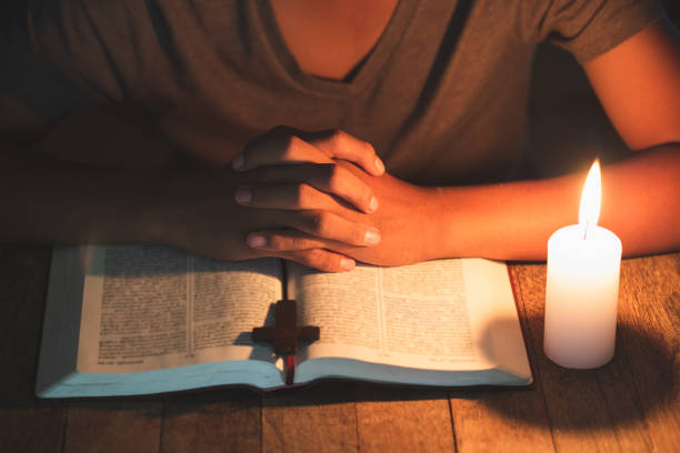 istock Praying Hands. Eucharist Therapy Bless God Helping Repent Catholic Easter Lent Mind Pray. Christian Religion concept background. 1199217991
