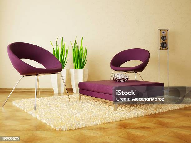Room Stock Photo - Download Image Now - Apartment, Armchair, Carpet - Decor