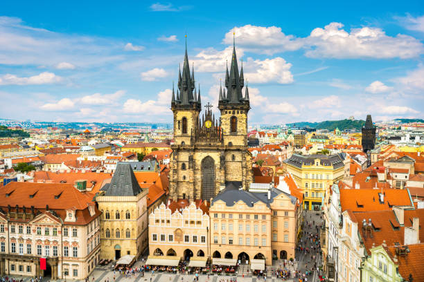 istock Tynsky Temple in Prague 1199223675