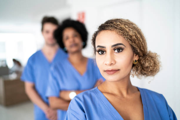 istock Portrait of teamwork - nurses at hospital 1199226404