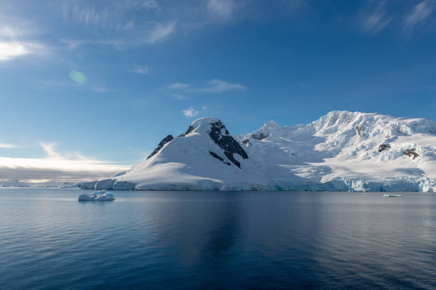 istock Antarctic landscape with iceberg at sea 1199230037
