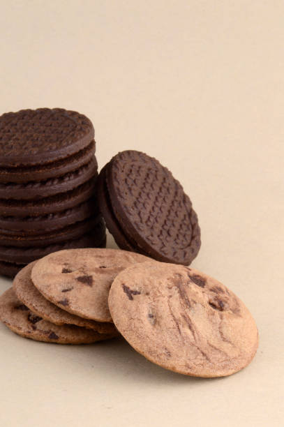 istock Chocolate Chip Cookie and cream biscuit 1199235071