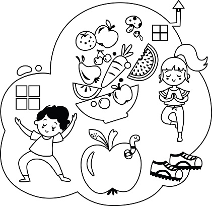 Ilustración de Vida Saludable y más Vectores Libres de Derechos de Adolescente - Adolescente, Adulto joven, Alimento - iStock Ilustración de Vida Saludable y más Vectores Libres de Derechos de Adolescente - Adolescente, Adulto joven, Alimento - iStock