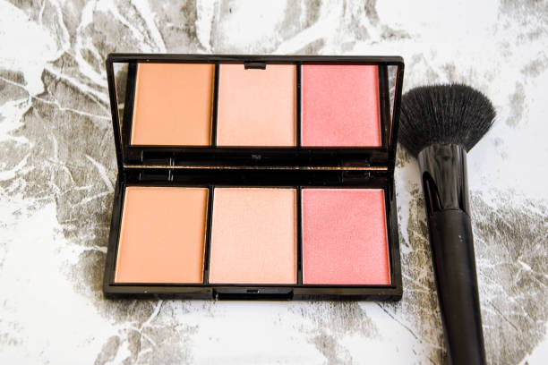 istock Professional make-up cosmetics, dry powder, highlighter 1199236724