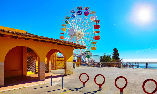 Entrance in amusement park at Mount Tibidabo