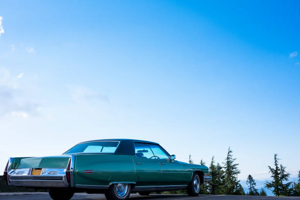 istock Close Up Vintage Green Car 1199239586
