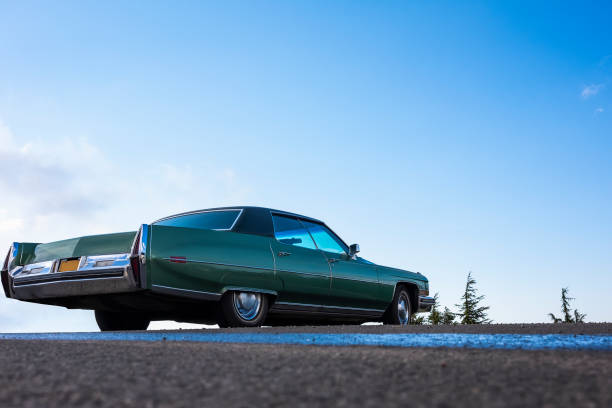 istock Close Up Vintage Green Car 1199239604