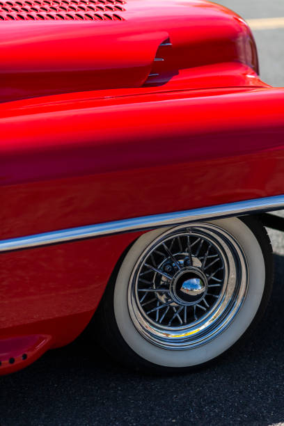 istock Close Up Vintage Red Car 1199239619