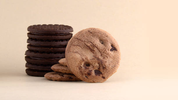 istock Chocolate Chip Cookie and cream biscuit 1199240146