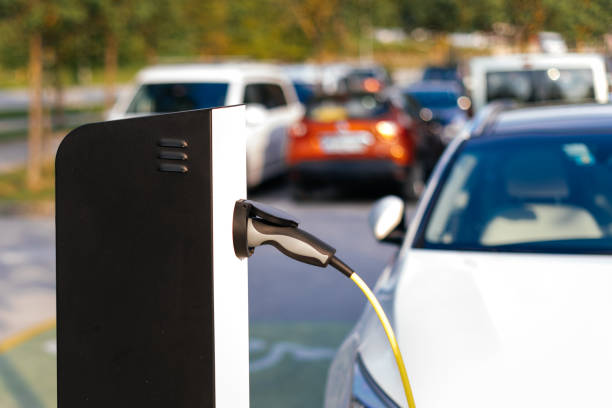 istock Electric vehicle charging station 1199243100