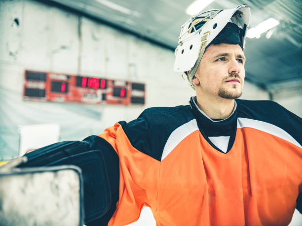 istock Pro Hockey goalie 1199248441