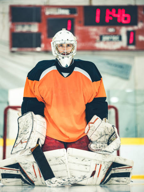 istock Pro Hockey goalie 1199248653