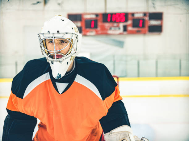 istock Pro Hockey goalie 1199248677