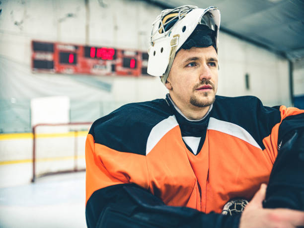 istock Pro Hockey goalie 1199248697