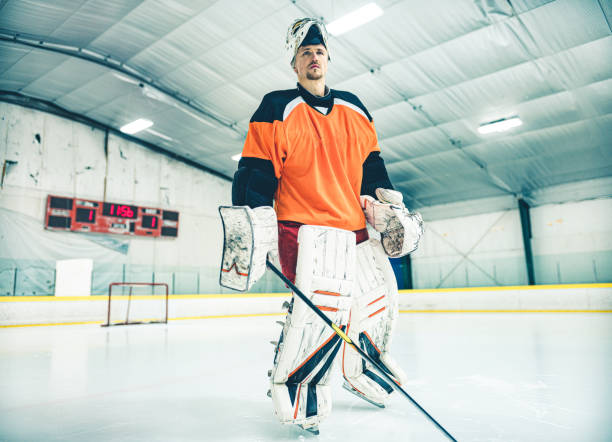 istock Pro Hockey goalie 1199248772