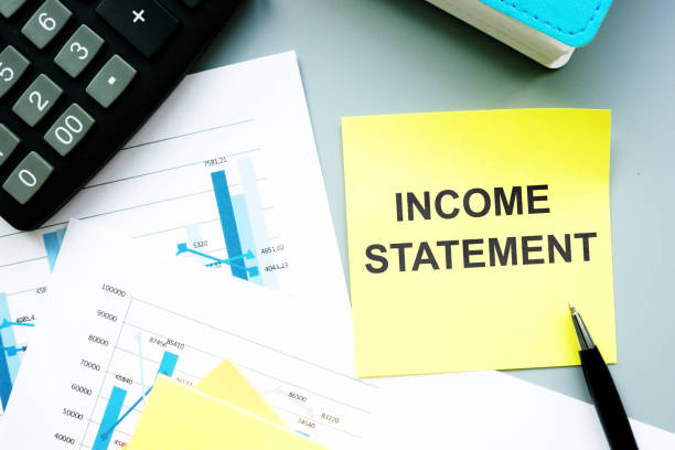 istock Conceptual photo showing printed text income statement 1199248856