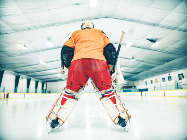 istock Pro Hockey goalie 1199249477
