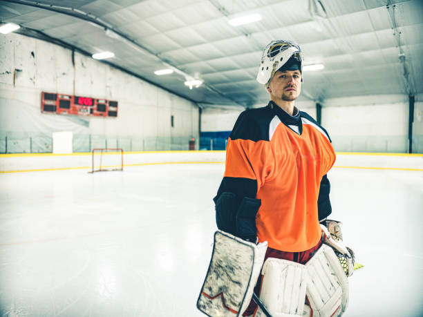 istock Pro Hockey goalie 1199249923