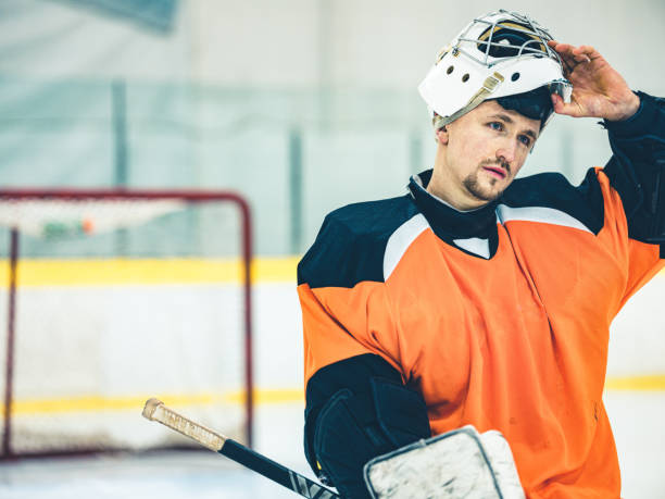 istock Pro Hockey goalie 1199255808