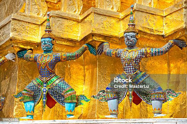 Photo libre de droit de Wat Phra Kaeo Bangkok Thaïlande banque d'images et plus d'images libres de droit de Architecture - Architecture, Asie, Asie du Sud-Est