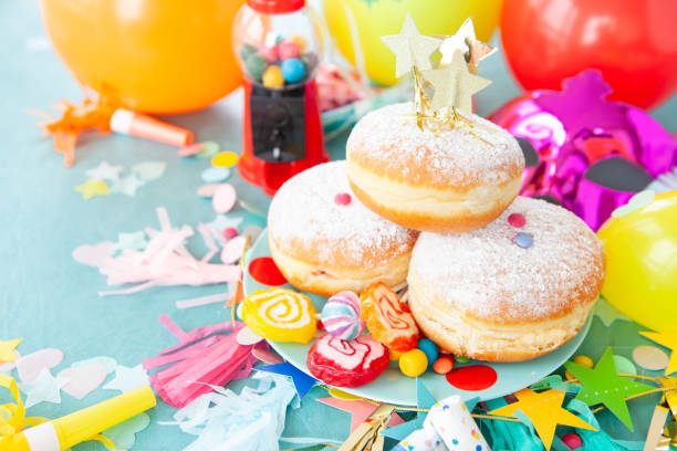 istock Delicious donuts with lots of sugar 1199264335
