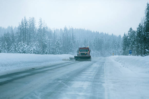 istock Snow plow Colorado Highway USA 1199267344