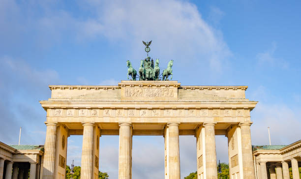Brandenburg Gate in the morning.