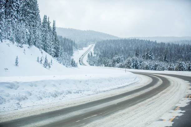 istock Winter highway Colorado USA 1199269018