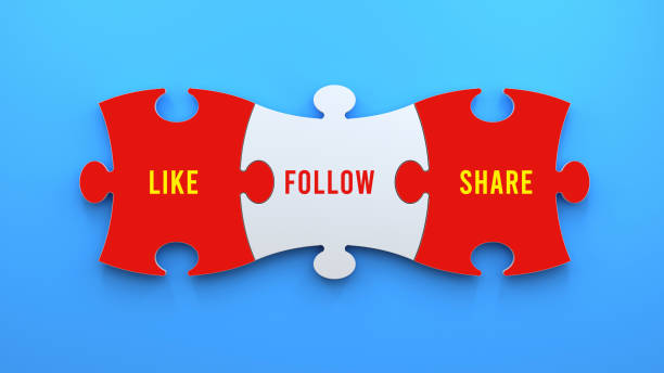 istock LIKE FOLLOW SHARE - PUZZLE CONCEPT 1199270523