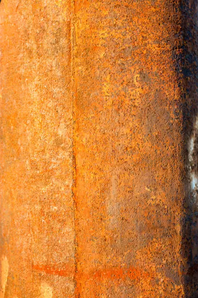 Orange Metal rusty texture background rust steel with red orange paint. Industrial metal texture. Grunge rusted metal texture, rust background.