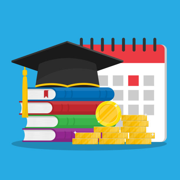 istock Student loan for persecution. Concept of scholarship or timely tuition fee. Calendar in the background. 1199278478