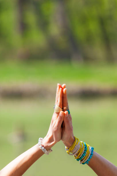 istock hands in yoga position 1199284086