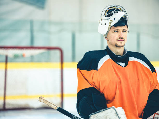 istock Pro Hockey goalie 1199286586