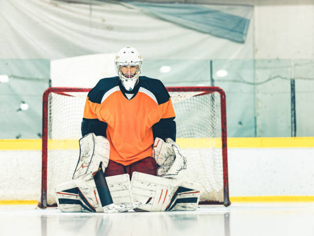 istock Pro Hockey goalie 1199286658