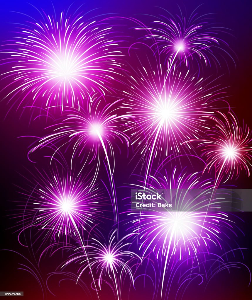 Fireworks  Abstract stock vector