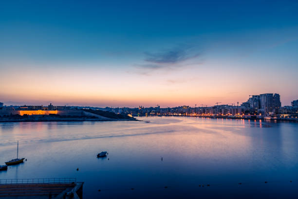 istock Spectacular view on the sunset in the bay 1199292840