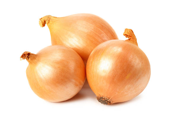 istock Napiform onion isolated on a white background 1199299468