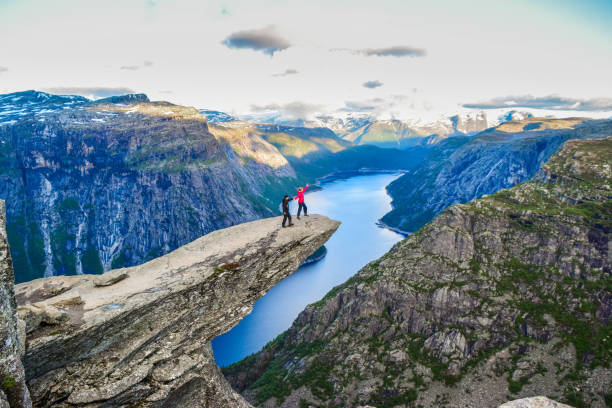 istock The tourists on the Trolltunga, Norway. 1199303599