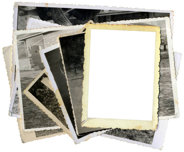 istock Pile of Old Photos Cutout 1199304820