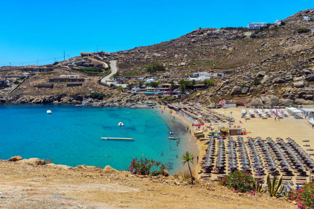 istock Paradise Beach in Mykonos, Greece 1199305448