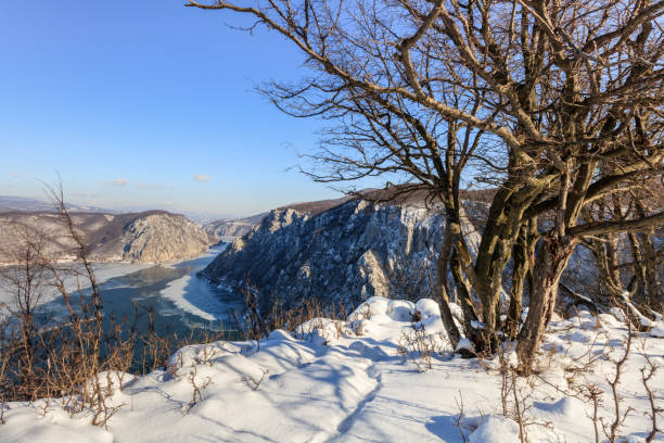 istock Danube Gorges in winter, Romania 1199306332