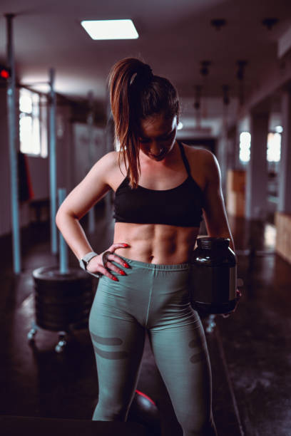 istock Female And Her Energy Boost Box 1199312527